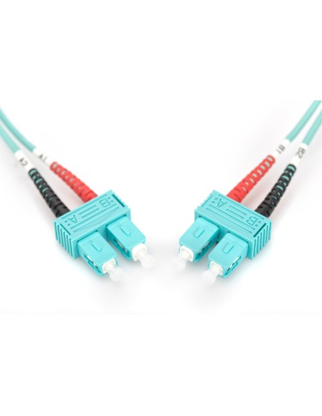 Cable de conexión de fibra óptica multimode OM 3, SC/SC
