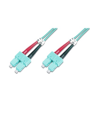 Cable de conexión de fibra óptica multimode OM 3, SC/SC