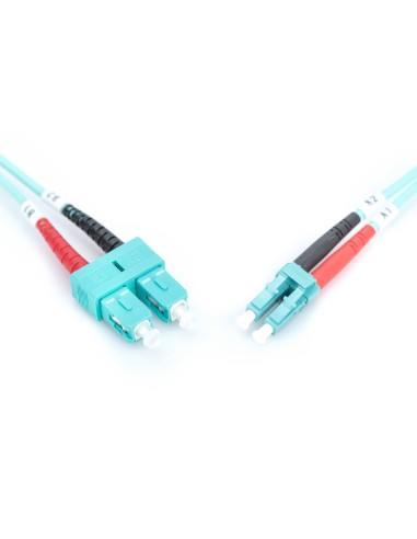 Cable de conexión de fibra óptica multimode OM 3, LC/SC