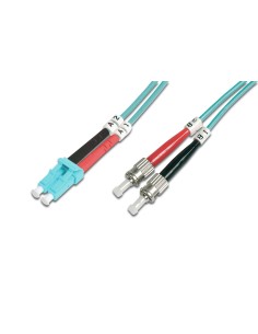 Cable de conexión de fibra óptica multimode OM 3, LC/ST