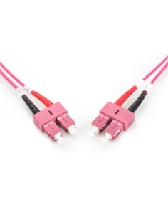 Cable de conexión multimode de fibra óptica, OM4, SC/SC 2