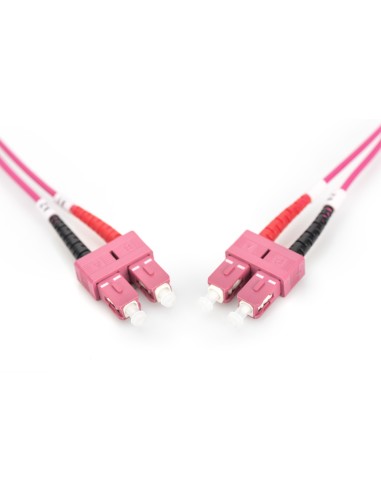 Cable de conexión multimode de fibra óptica, OM4, SC/SC