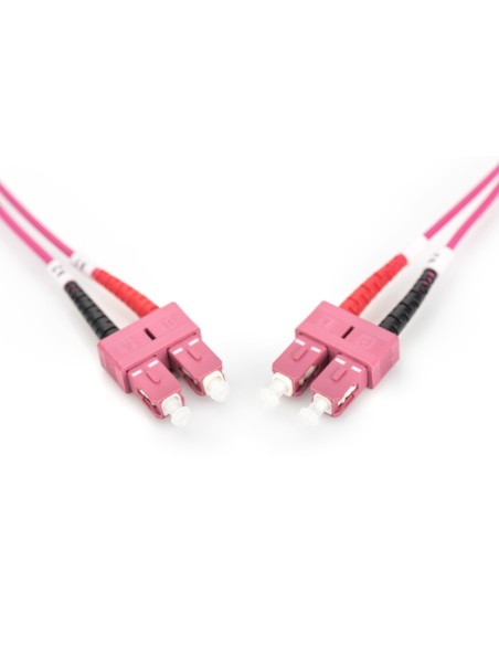 Cable de conexión multimode de fibra óptica, OM4, SC/SC