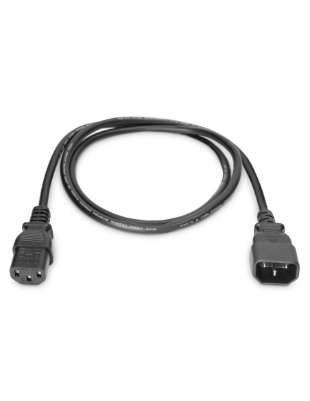 CABLE ALIMENTACIÓN M/H 1.80MT C13-C14 10A