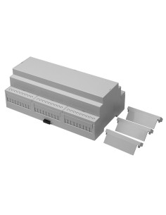 KIT CAJA PARA CARRIL DIN TAMAÑO 9 MODULOS
