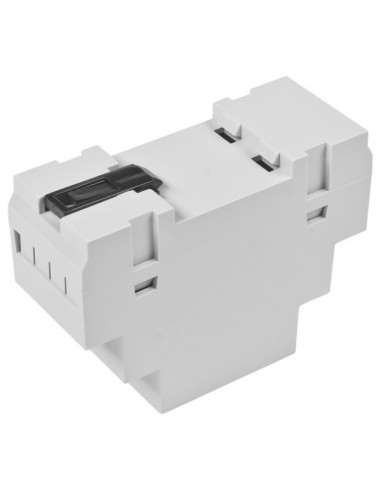 CAJA PARA CARRIL DIN TAMAÑO 2 MODULOS TAPA TRANSPARENTE