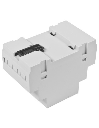 CAJA PARA CARRIL DIN TAMAÑO 3 MODULOS TAPA TRANSPARENTE