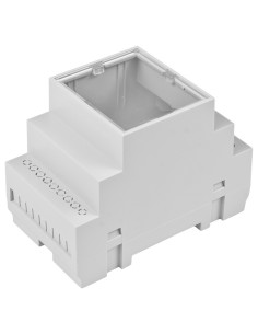 CAJA PARA CARRIL DIN TAMAÑO 3 MODULOS TAPA TRANSPARENTE