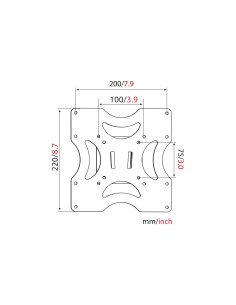 Soporte universal de pared para TV/monitor, 37 pulgadas 2