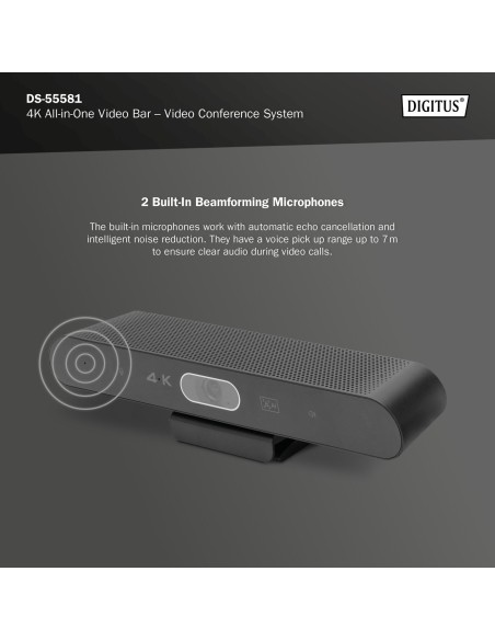 Barra de vídeo 4K All-In-One - sistema de videoconferencia