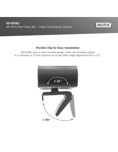 Barra de vídeo 4K All-In-One - sistema de videoconferencia