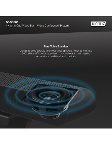 Barra de vídeo 4K All-In-One - sistema de videoconferencia