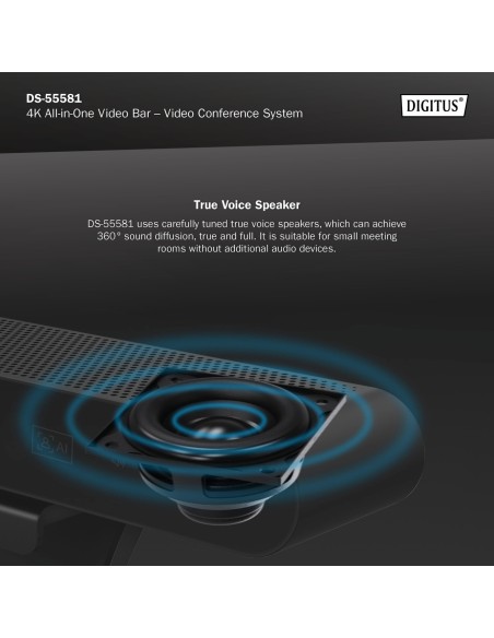 Barra de vídeo 4K All-In-One - sistema de videoconferencia