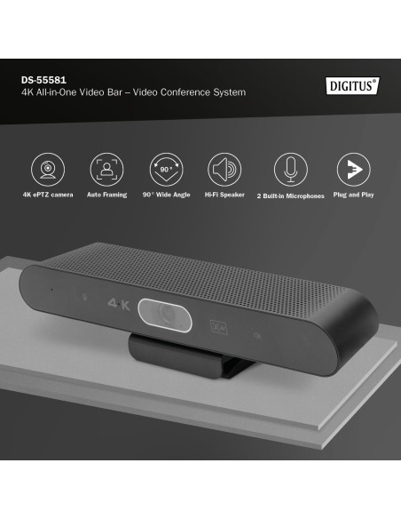 Barra de vídeo 4K All-In-One - sistema de videoconferencia