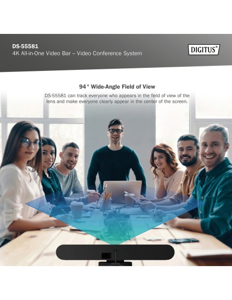 Barra de vídeo 4K All-In-One - sistema de videoconferencia