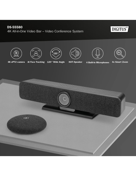 Barra de vídeo 4K All-In-One - sistema de videoconferencia