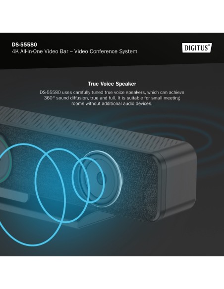 Barra de vídeo 4K All-In-One - sistema de videoconferencia