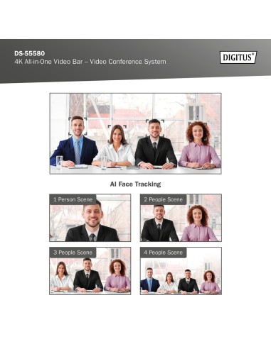 Barra de vídeo 4K All-In-One - sistema de videoconferencia