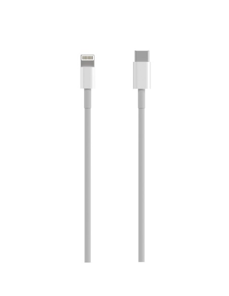 Cable LIGHTNING a USB-C USB 2.0, LIGHTNING/M-USB-C/M, Blanco, 2.0m