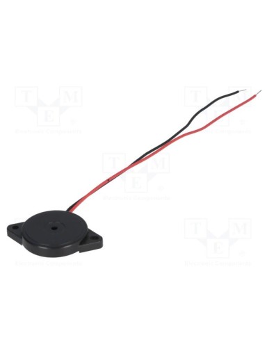 TRANSDUCTOR DE SONIDO PIEZOELECTRICO SIN GENERADOR INTERNO