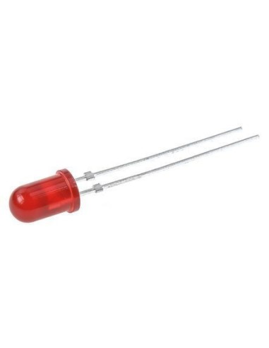 LED 5MM ROJO ALTA EFICIENCIA DIFUSO