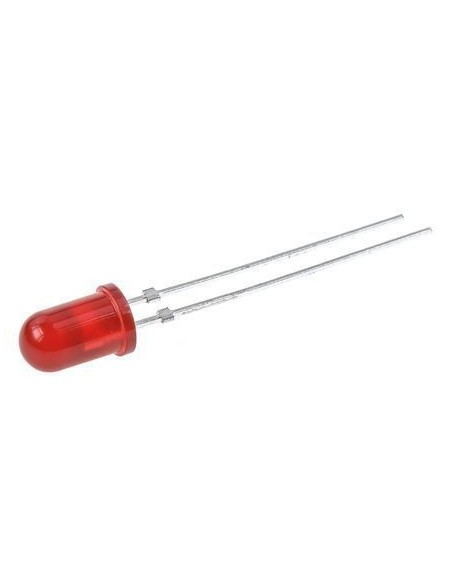 LED 5MM ROJO ALTA EFICIENCIA DIFUSO