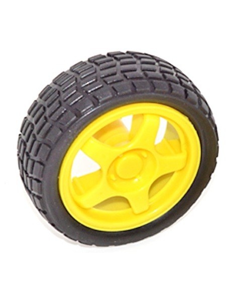 RUEDA DE COCHE 70mm ENGRANAJE TT