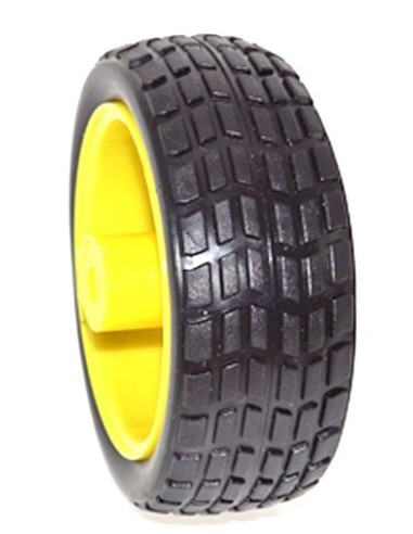 RUEDA DE COCHE 70mm ENGRANAJE TT