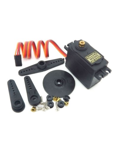 SERVOMOTOR 180º GRAN TORQUE 15KG/CM 5-7V PIÑON METALICO