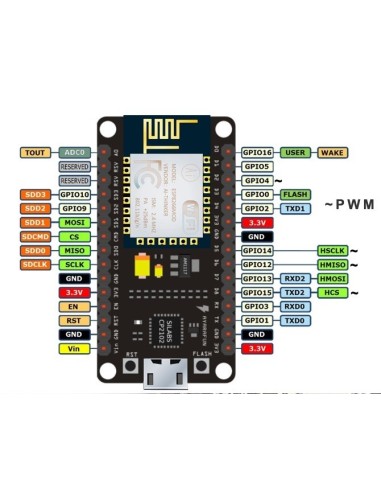 ESP8266 NODEMCU WIFI 12N LUA 4MB IoT CP2102