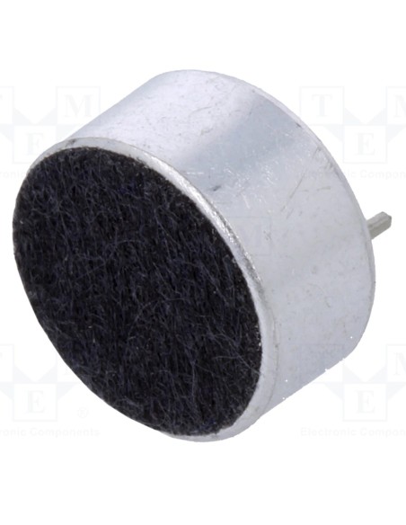 CAPSULA ELECTRET LOW VOLTAJE 1V-10V 0.5MA  Ø9.7x6.5mm 1,5kΩ  -44dB