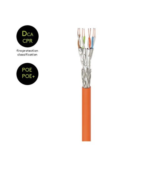 Bobina 100m CAT7 S/FTP Rigido