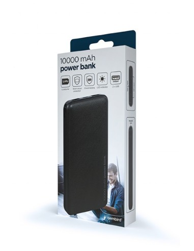 POWERBANK 10000 mAh, Negro