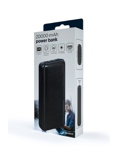POWERBANK 20000 mAh, Negro