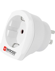 ADAPTADOR EUROPEO-USA CON  TOMA TIERRA