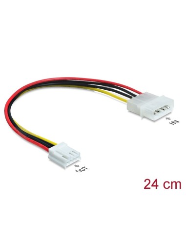 CABLE ADAPTADOR ALIMENTACIÓN 5 1/4" A 3 1/2"