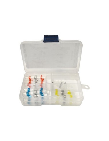 Set de 50 tubos de empalme aislantes termorretráctil estañados