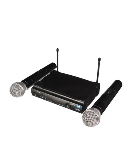 MICRÓFONO INALÁMBRICO UHF - 2 CANALES