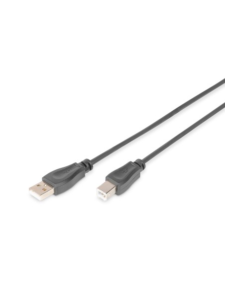 CABLE USB 2.0 AB MM 0.5MTS.