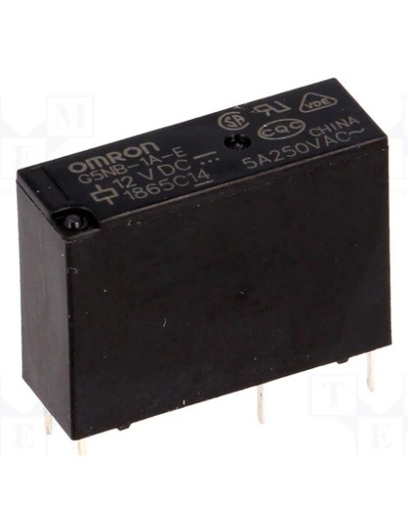 RELE OMRON MINIATURA 12V 5A SPST-NO PCB