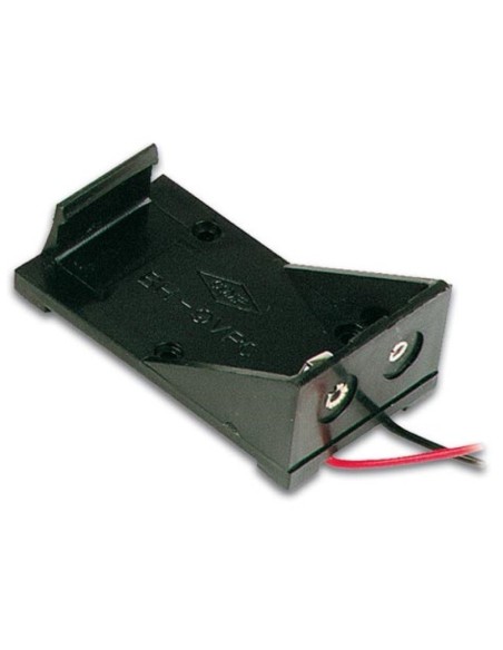 PORTAPILAS 1 PILA 9V CON HILOS