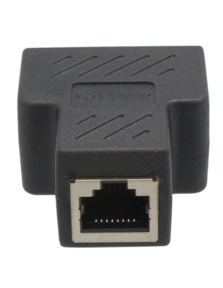 Adaptador de red RJ-45  1 entrada 2 salidas - Cat.7