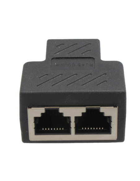 Adaptador de red RJ-45  1 entrada 2 salidas - Cat.7