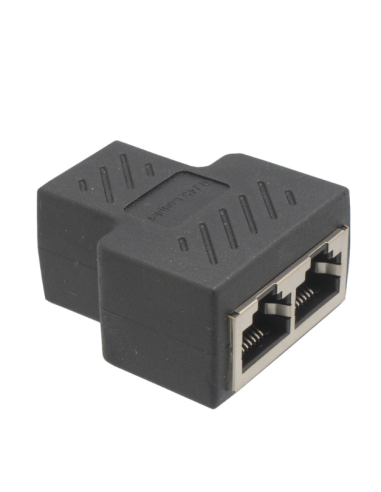 Adaptador de red RJ-45  1 entrada 2 salidas - Cat.7
