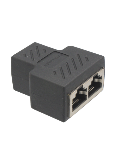 Adaptador de red RJ-45  1 entrada 2 salidas - Cat.7