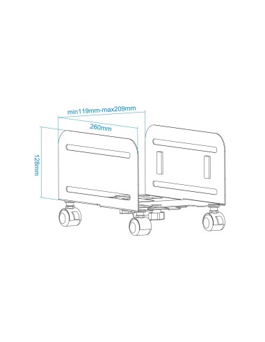 Soporte móvil para PC/Torre