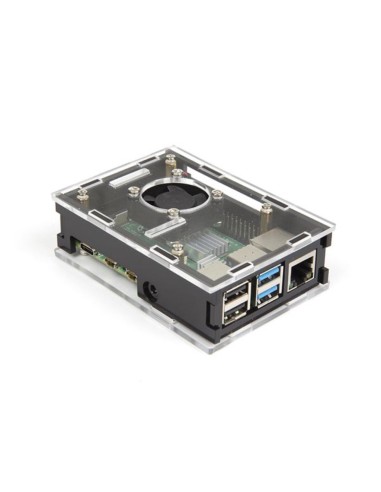 KIT RASPBERRY PI® 4 (4 GB) CON CARCASA DE REFRIGERACIÓN
