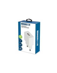 Alimentador USB 5V 2.4A blanco 2