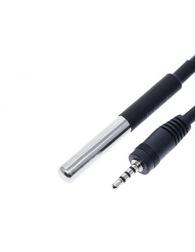SONDA DE TEMPERATURA IMPERMEABLE DS18B20 CABLE DE 1M JACK DE 2.5mm