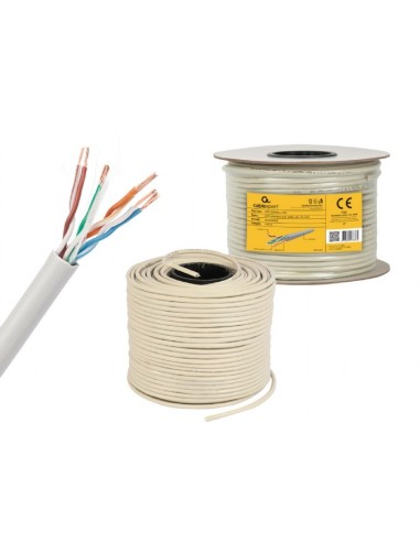 Bobina de cable UTP Cat5e 100Mts. flexible